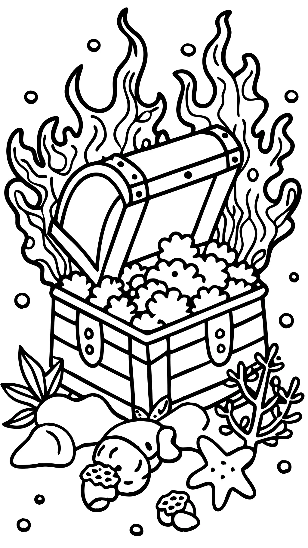 coloring page box